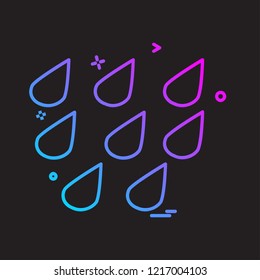 Weather icon design vector
