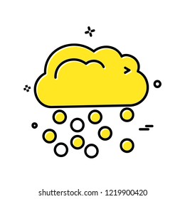 Weather icon design vector