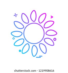 Weather icon design vector