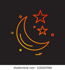 Weather icon design vector