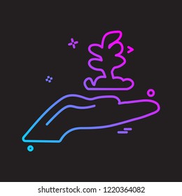 Weather icon design vector