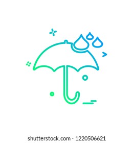 Weather icon design vector