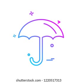 Weather icon design vector