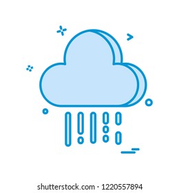 Weather icon design vector