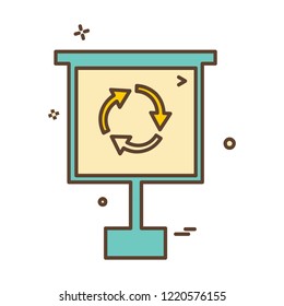 Weather icon design vector