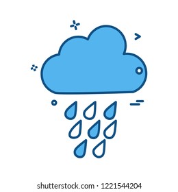 Weather icon design vector