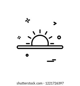 Weather icon design vector