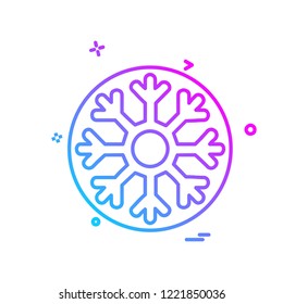 Weather icon design vector