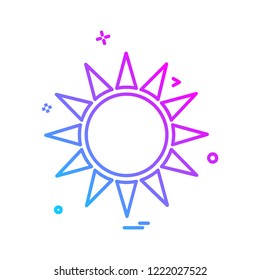 Weather icon design vector 