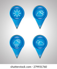 weather icon design, vector illustration eps10 graphic 