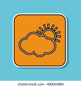 weather  icon design, vector illustration