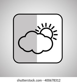 weather  icon design, vector illustration