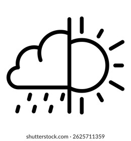 Elemento de icono de Clima para el diseño