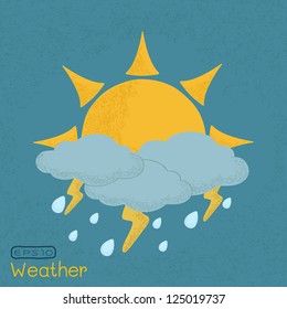 Weather Icon , eps10 vector format