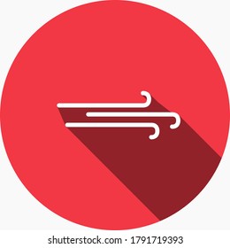 Wettersymbol-flaches Design auf buntem Hintergrund 