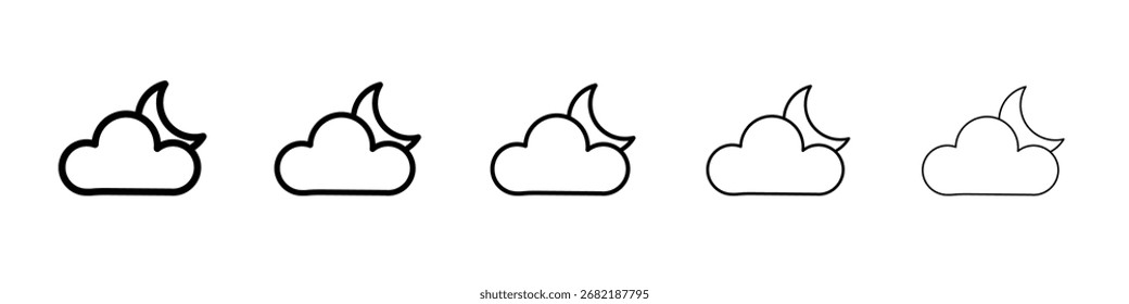Ícone de tempo plano ilustração definir logotipo