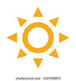 weather icon. flat illustration of weather vector icon for web