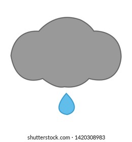 weather icon. flat illustration of weather vector icon for web