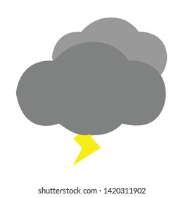 weather icon. flat illustration of weather vector icon for web