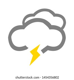 weather icon. flat illustration of weather. vector icon. weather sign symbol