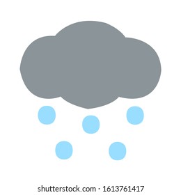 weather icon. flat illustration of weather. vector icon. weather sign symbol