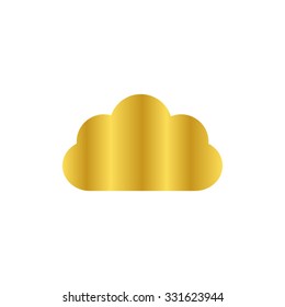 weather icon -  gold vector icon