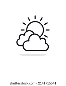 weather icon, for graphic and web design collection logo vector illustration, eps 10