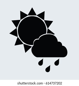 Weather icon gray