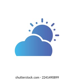 icono meteorológico con vector aislado y fondo transparente