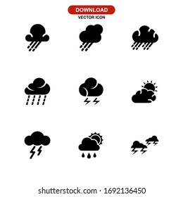 weather icon or logo isolated sign symbol vector illustration - Collection of high quality black style vector icons
