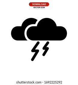 weather icon or logo isolated sign symbol vector illustration - high quality black style vector icons
