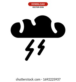 weather icon or logo isolated sign symbol vector illustration - high quality black style vector icons
