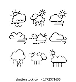 Weather icon or logo isolated sign symbol vector illustration - Collection of high quality black style vector icons
