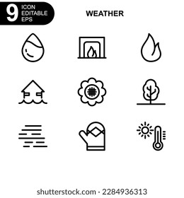 weather icon or logo isolated sign symbol vector illustration - Collection of high quality black style vector icons
