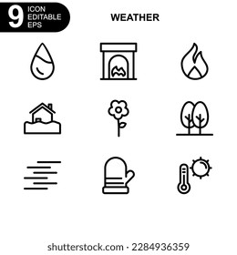 weather icon or logo isolated sign symbol vector illustration - Collection of high quality black style vector icons
