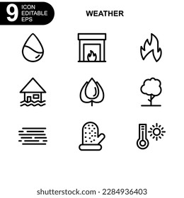 weather icon or logo isolated sign symbol vector illustration - Collection of high quality black style vector icons
