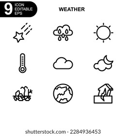 weather icon or logo isolated sign symbol vector illustration - Collection of high quality black style vector icons
