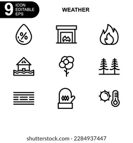 weather icon or logo isolated sign symbol vector illustration - Collection of high quality black style vector icons

