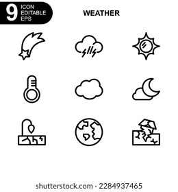 weather icon or logo isolated sign symbol vector illustration - Collection of high quality black style vector icons
