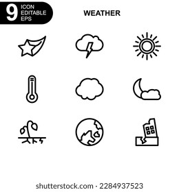 weather icon or logo isolated sign symbol vector illustration - Collection of high quality black style vector icons

