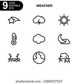 weather icon or logo isolated sign symbol vector illustration - Collection of high quality black style vector icons

