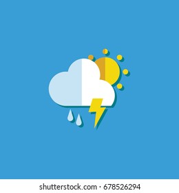 Weather Icon Logo Vector Template
