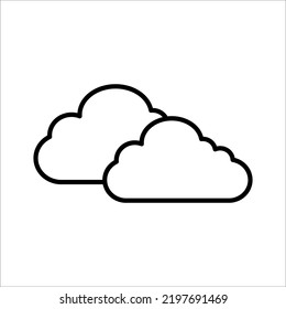 weather icon on white background