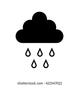 Weather icon on white background
