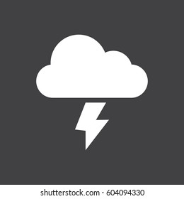 Weather Icon on the white background. Vector illustration