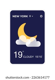 Weather icon. Pictogram vector icon. ui ux phone app. Technology concept