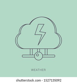 Weather Icon For Print, Web or Mobile App