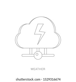 Weather Icon For Print, Web or Mobile App