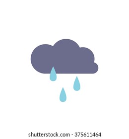 weather icon. rain. vector illustration