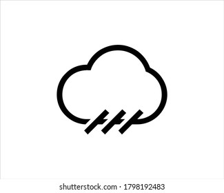 Weather icon. Rainy icon vector illustration.